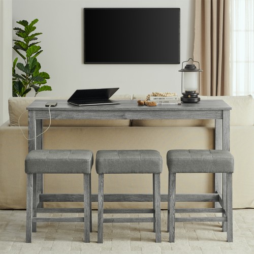 Bar table set with - table,