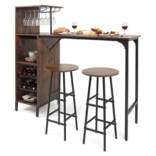 3pcs bar table and chairs - table, set