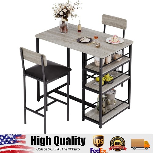 Bar table and stools - table, for