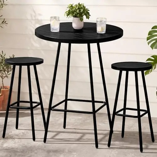 Piece outdoor bar height - 3,