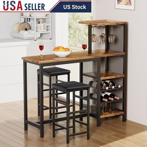 Piece bar table - w/, 2
