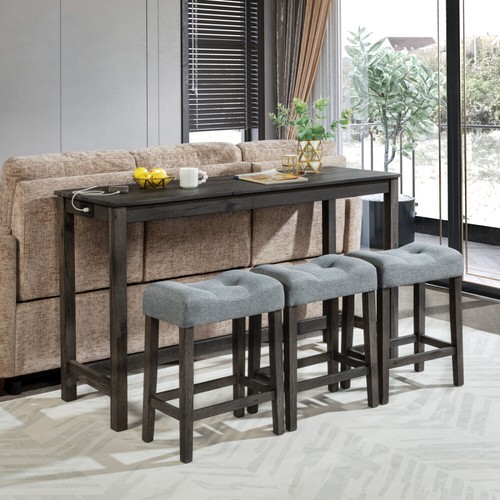 Bar table set - table,
