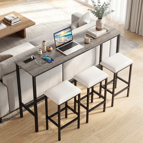4pcs counter height bar - bar, table