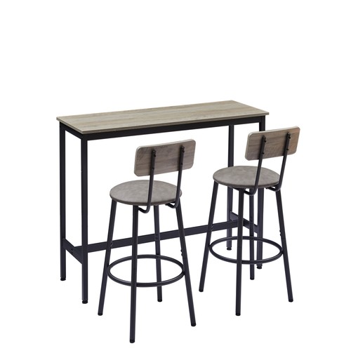Bar table set with - set,