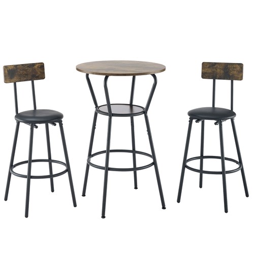 Bar table set - bar, round