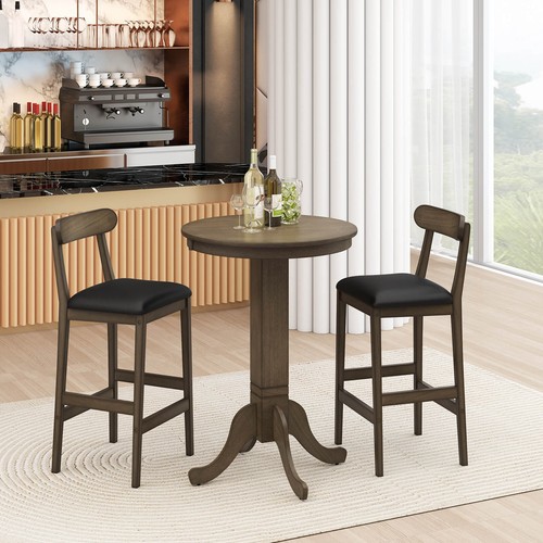 3pcs wood bar table - bar,