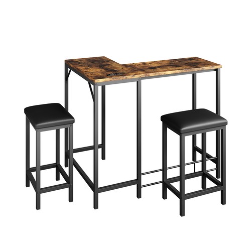 Shaped dining set - dining, bar